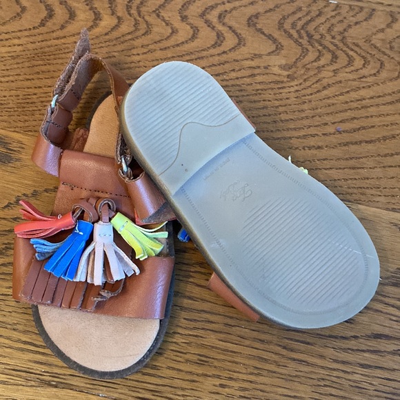 NWOT Zara Baby girl leather sandals - Picture 2 of 3